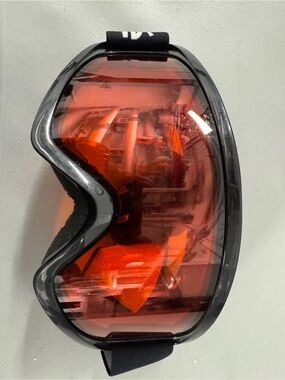 bolle Red-Tinted Protective Goggles with Black Frame